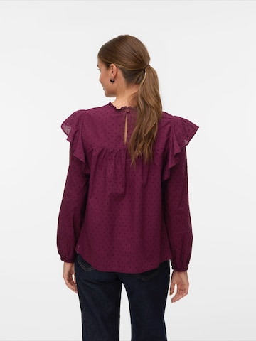 VERO MODA Pluus 'VMTRINE', värv punane