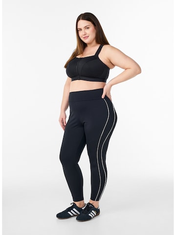 Active by Zizzi Скинни Спортивные штаны 'Ananna' в Черный