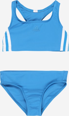 ADIDAS PERFORMANCE Bustier Sportsbadetøy i blå: forside