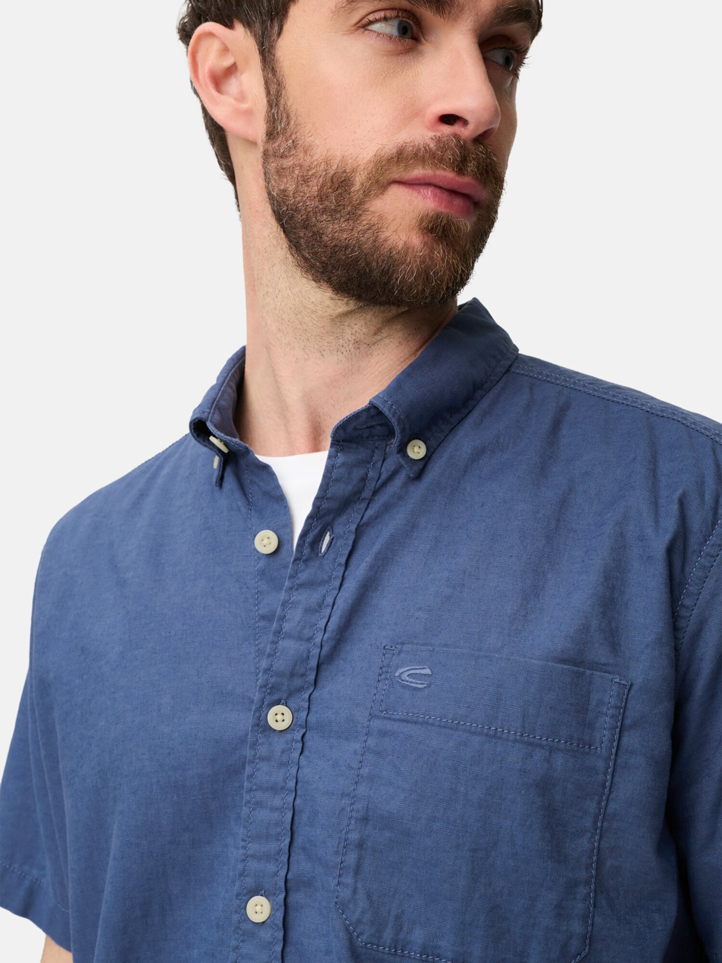 CAMEL ACTIVE Regular fit Button Up Shirt in Blue