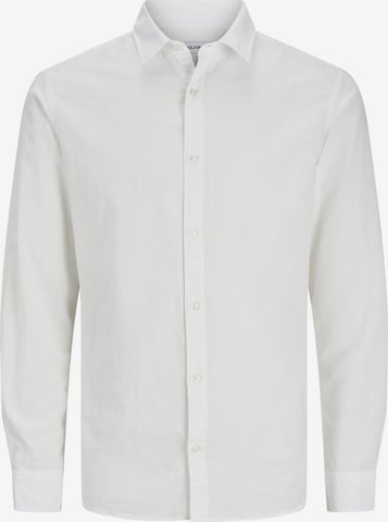 JACK & JONES Regular fit Overhemd 'JJEBreeze' in Wit: voorkant