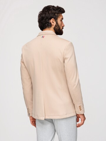 Coupe slim Veste de costume Ombre en beige