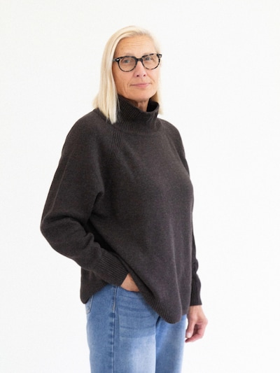 KOPYTO Pullover 'IRBIS RWS' in kastanienbraun, Produktansicht