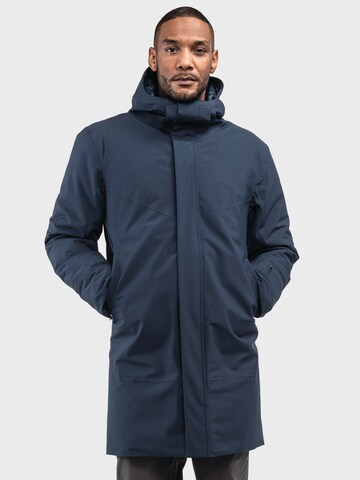 Parka d’hiver Schöffel en bleu : devant