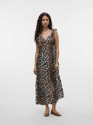 VERO MODA Jurk 'VMJOSIE' in Beige