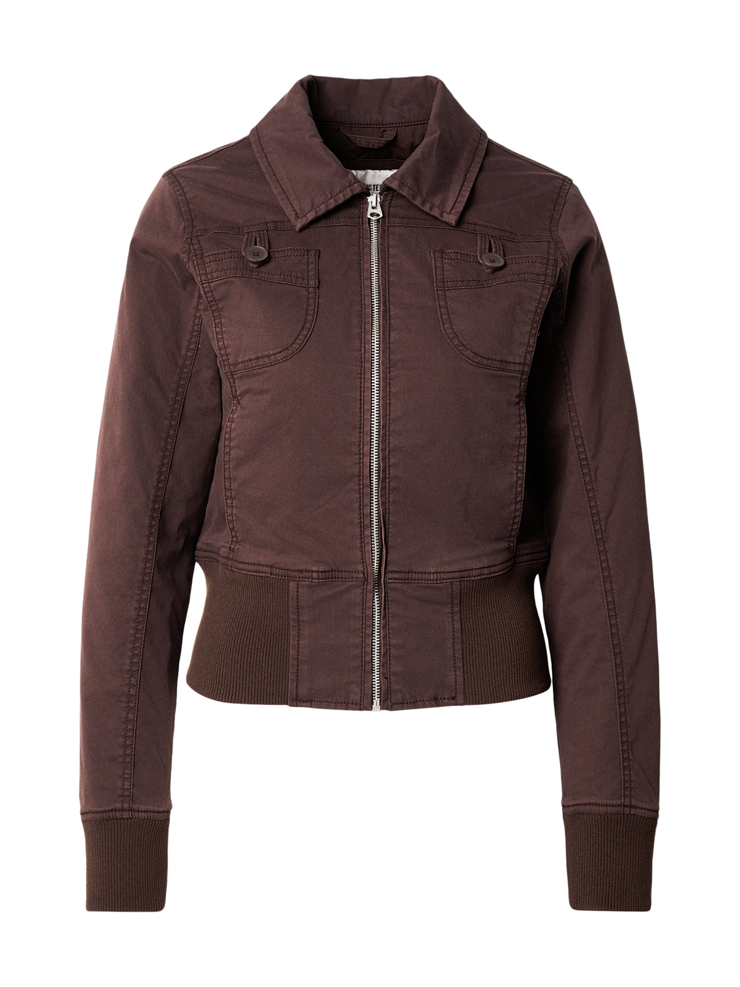 HOLLISTER Демисезонная куртка в Темно-коричневый, Обзор товара