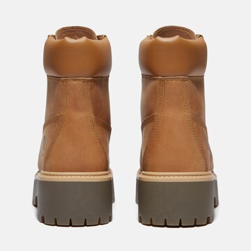 TIMBERLAND Schnürstiefelette in Braun