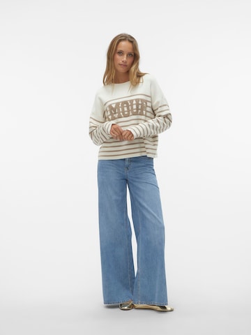 VERO MODA Pullover 'Aria Paris' in Beige
