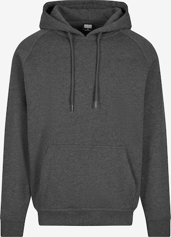 Sweat-shirt 'Blank' Urban Classics en gris : devant