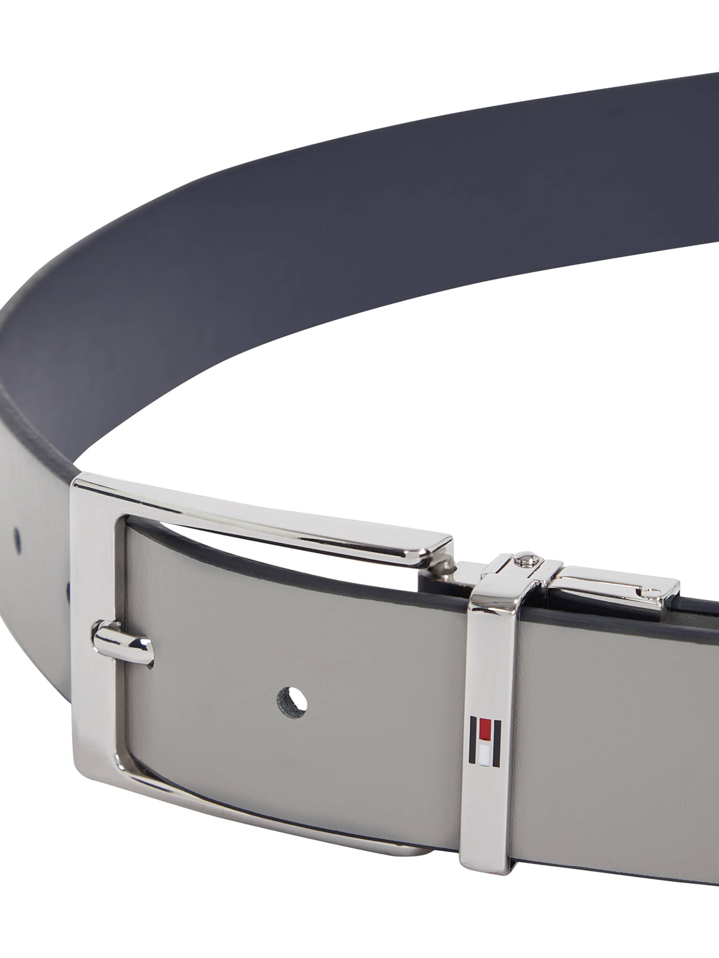 TOMMY HILFIGER Gürtel 'LAYTON' in Grau