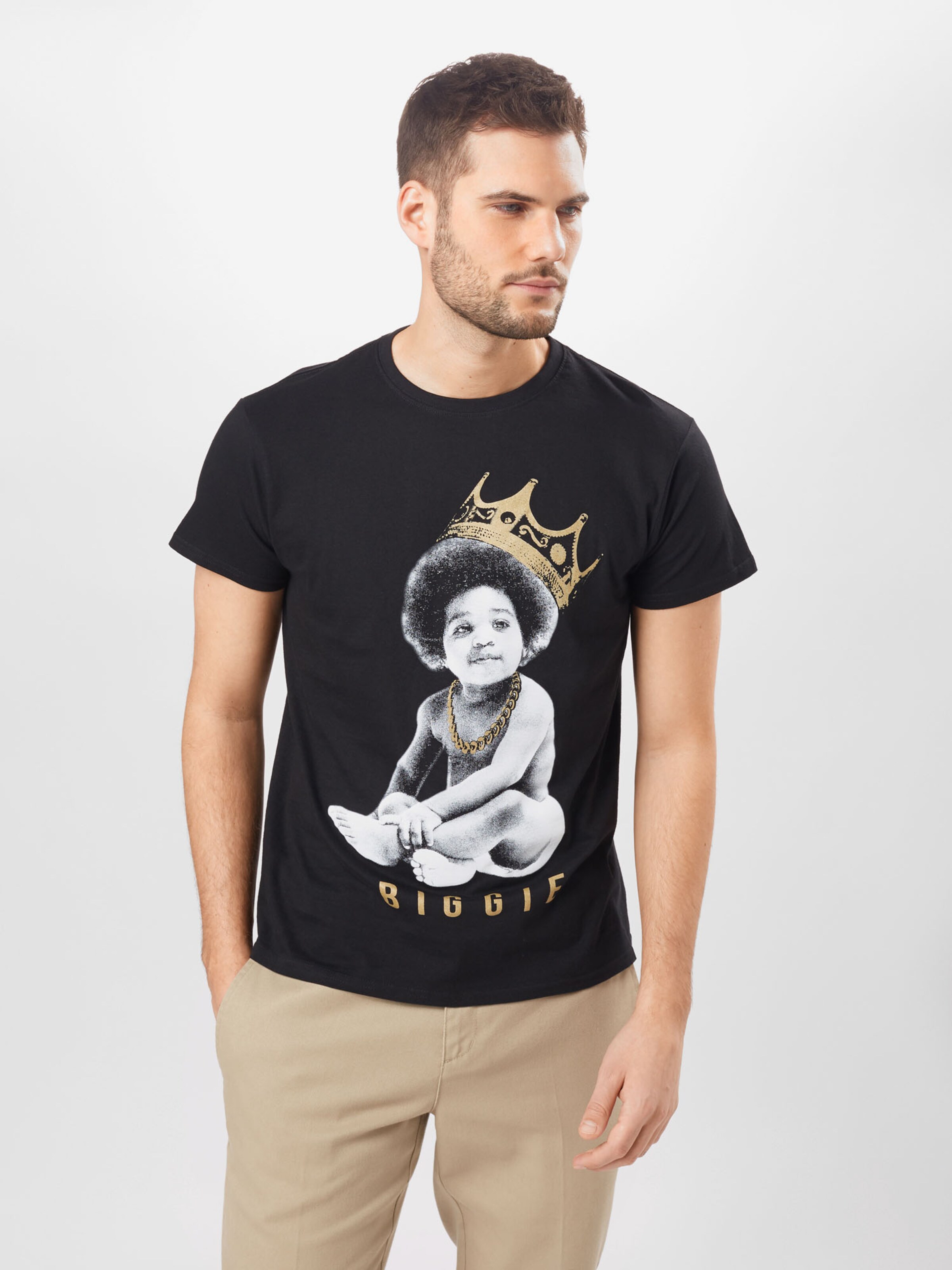 Männer Große Größen Mister Tee T-Shirt 'Biggie Crown Child' in Schwarz - UT66317 Männer Große Größen Mister Tee T-Shirt 'Biggie Crown Child' in Schwarz - UT66317