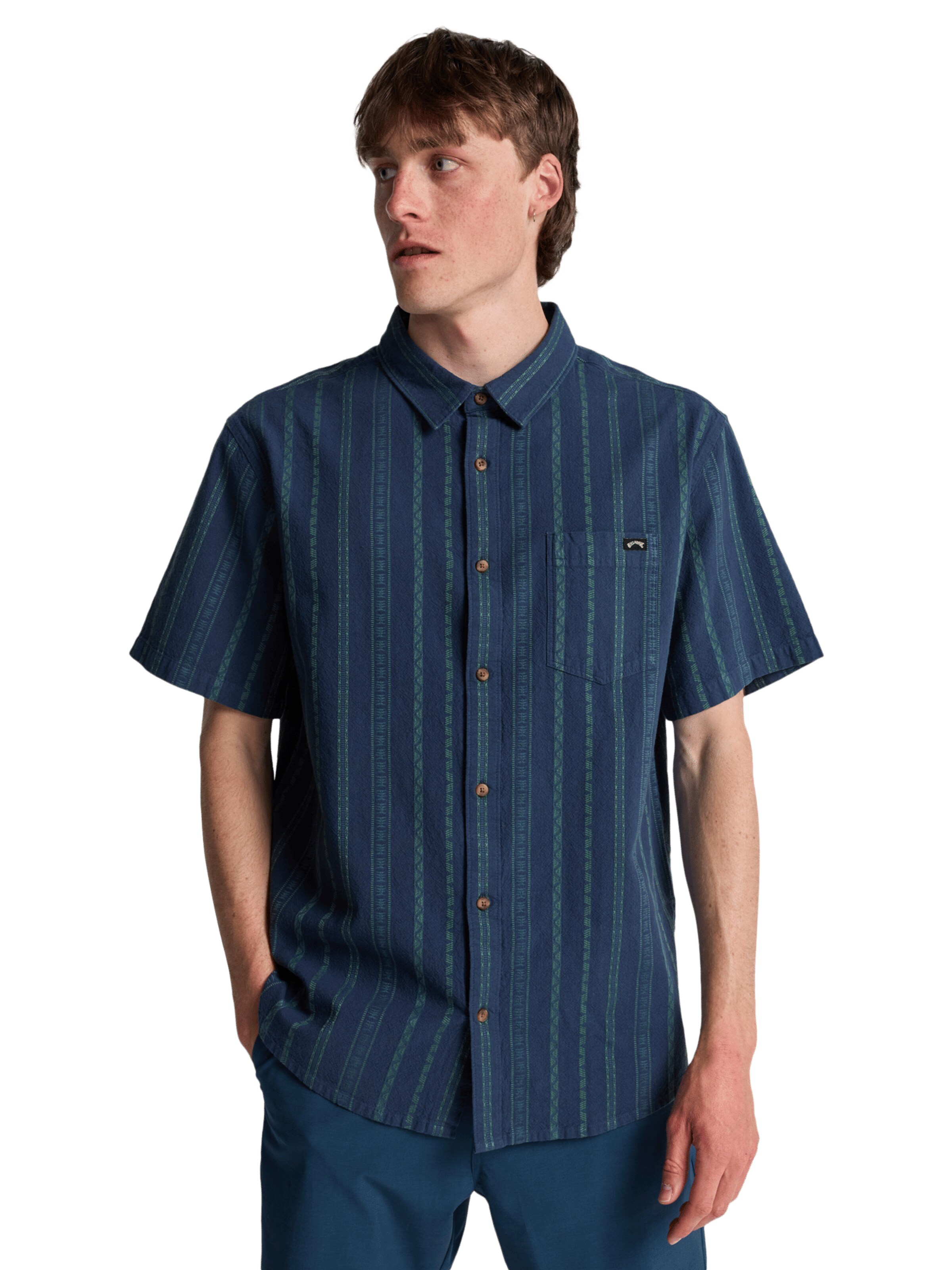 BILLABONG Regular Fit Hemd 'Sundays' in Blau: Vorderseite