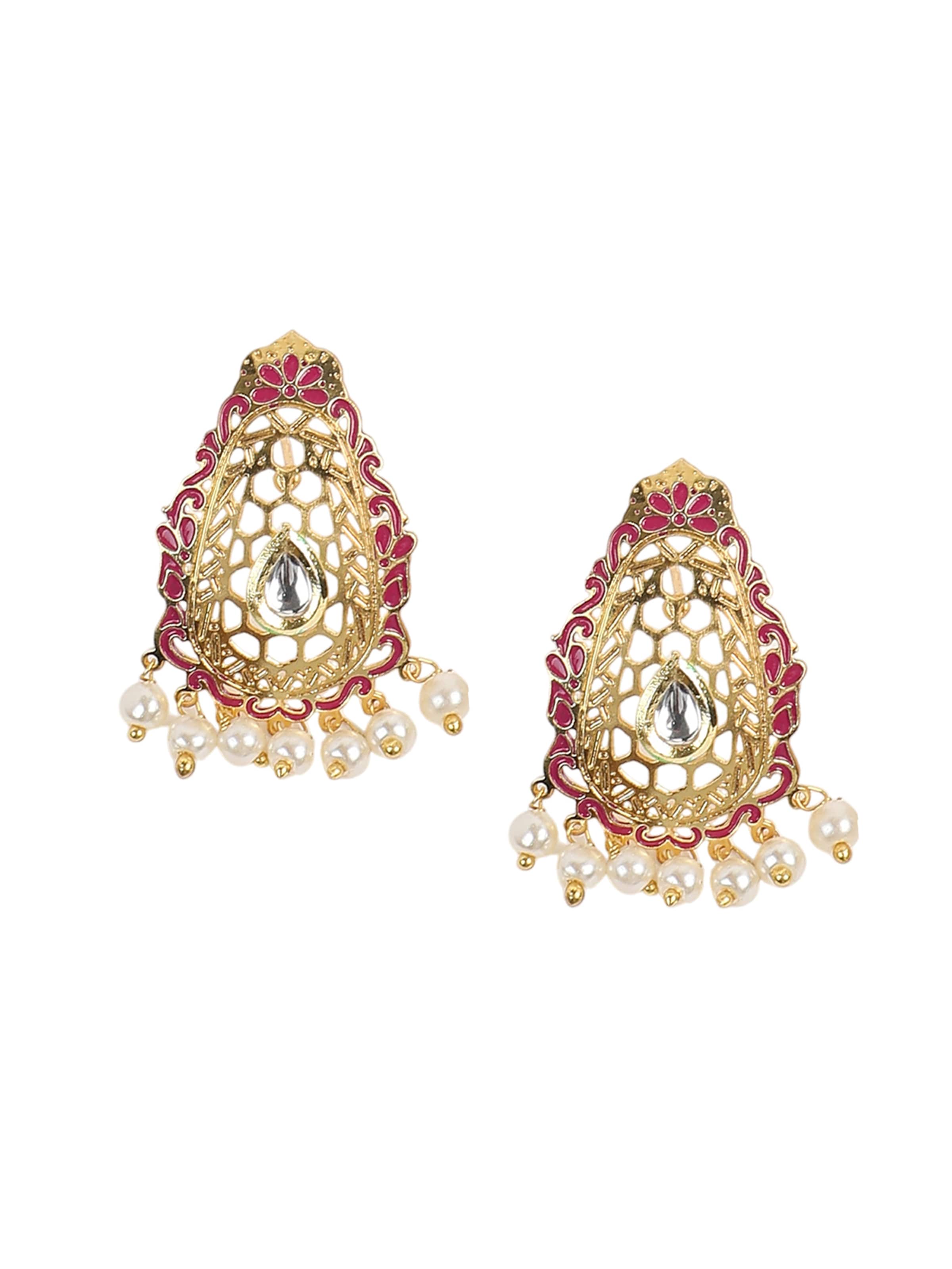 zelts SOHI Auskari 'Saffie': no priekšpuses