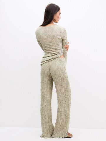 Pull&Bear Regular Broek 'ARRUGADO RUSTICO' in Beige