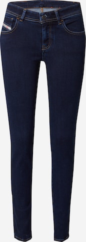 DIESEL Skinny Jeans '2017 SLANDY' i blå: framsida