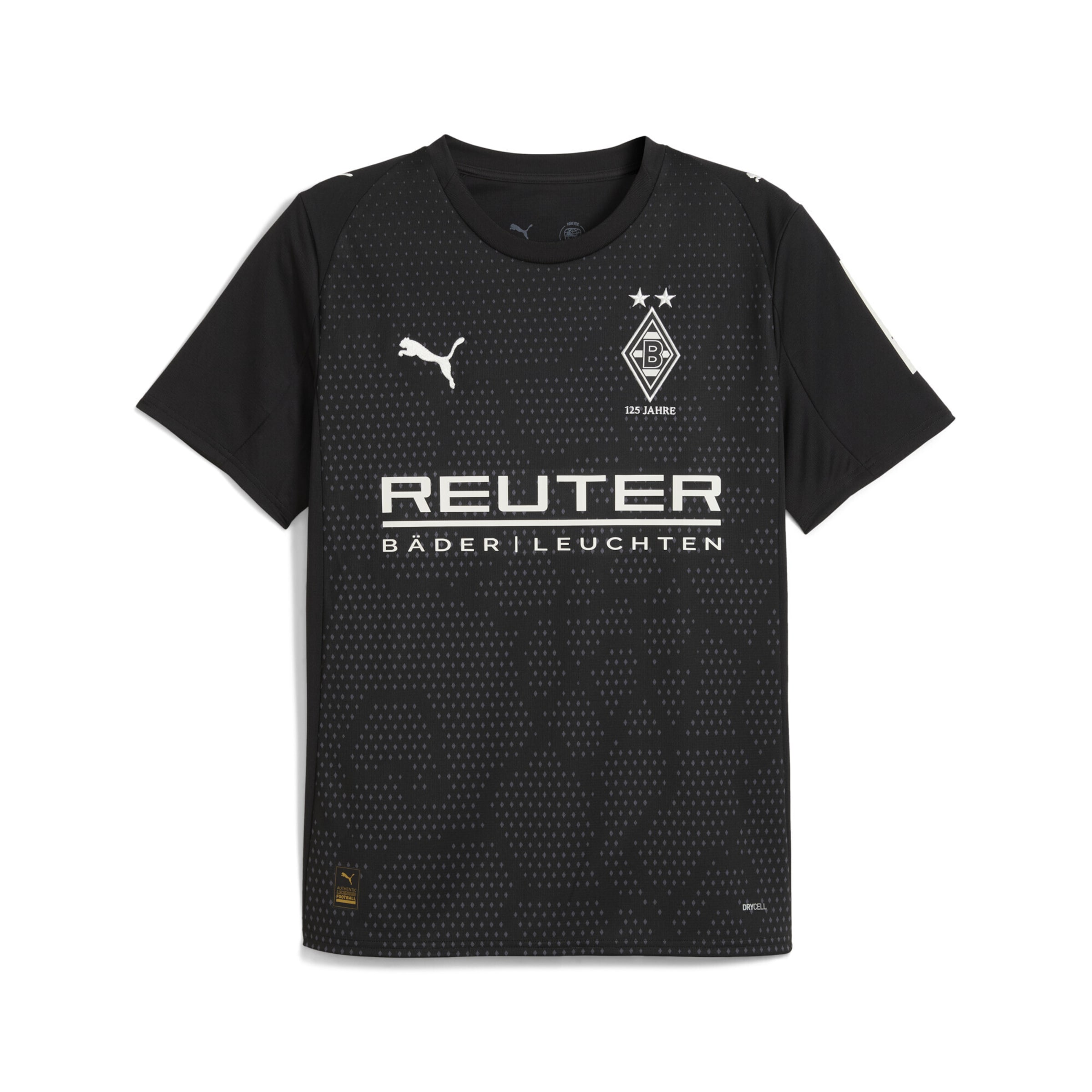 PUMA Trikot 'Borussia Mönchengladbach 25/26' in Schwarz: Vorderseite