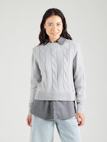 Pepe Jeans Sveter - Sivá: predná strana