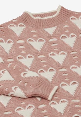 Pull-over swirly en rose