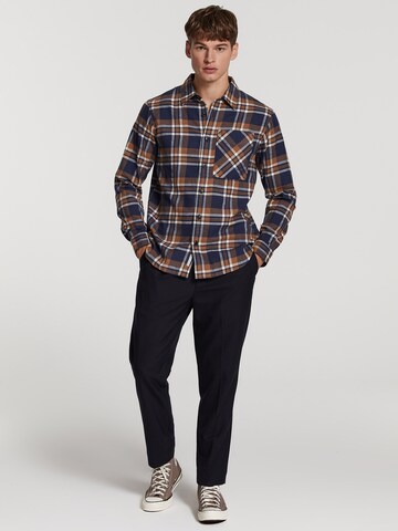 Shiwi - Regular Fit Camisa 'Luke' em castanho