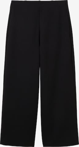 TOM TAILOR DENIM Wide leg Pants in Black: front