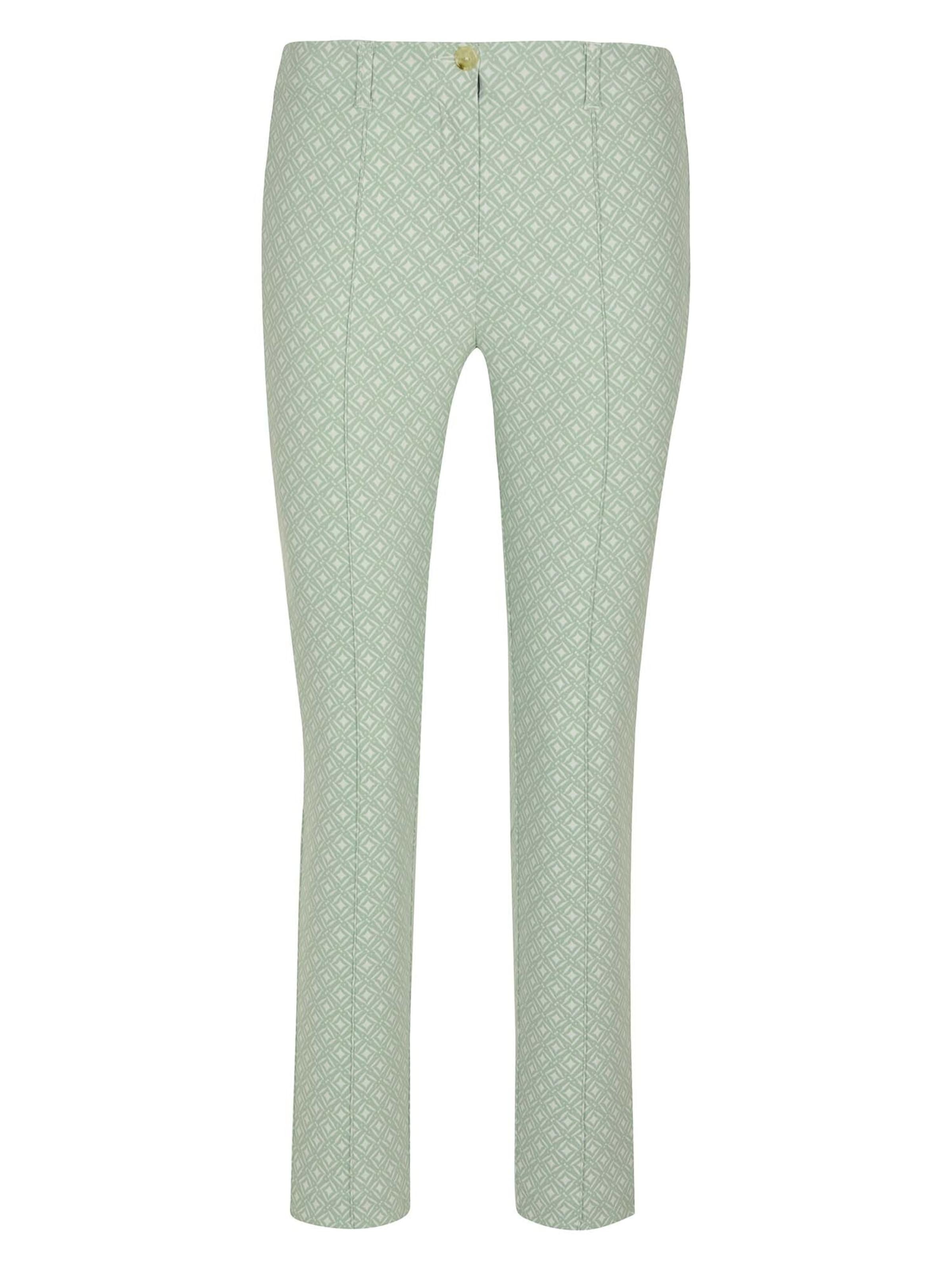 Skinny Pantalon MADELEINE en vert : devant
