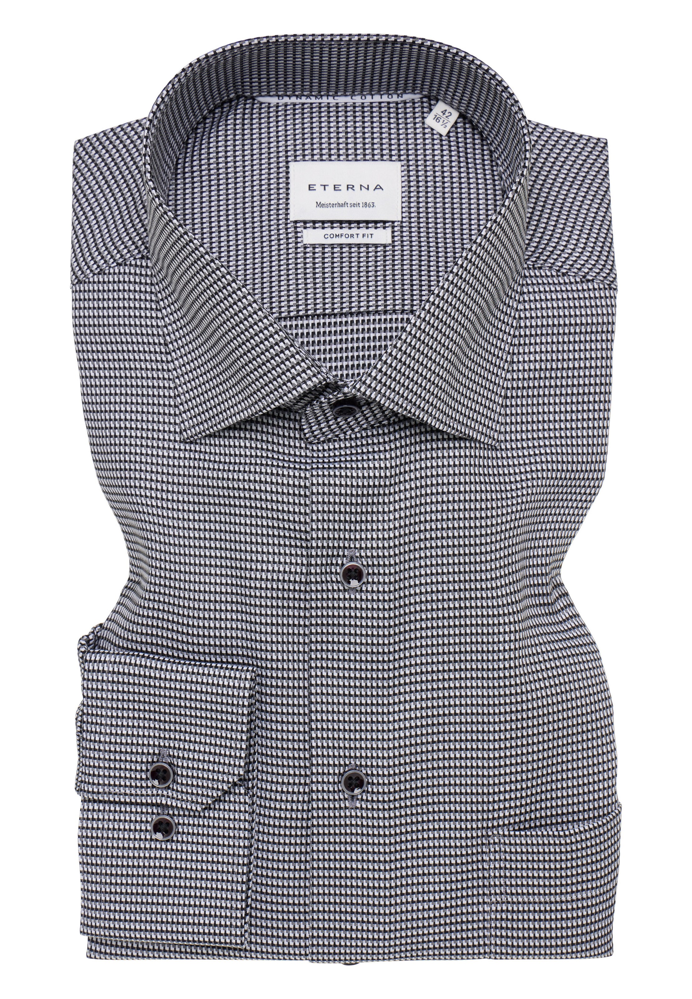 ETERNA Comfort fit Business shirt in Grey