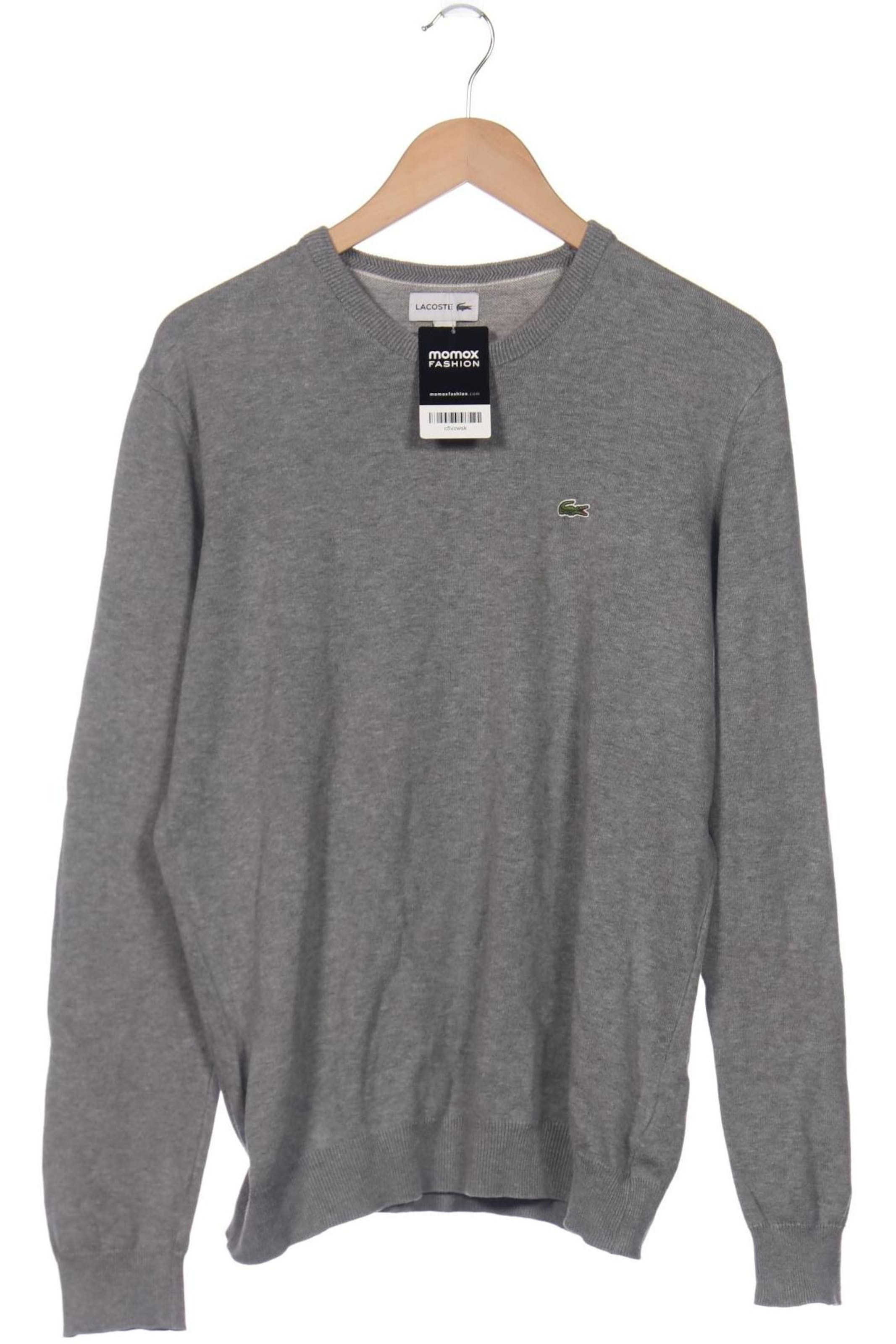 LACOSTE Sweater & Cardigan in L in Grey: front