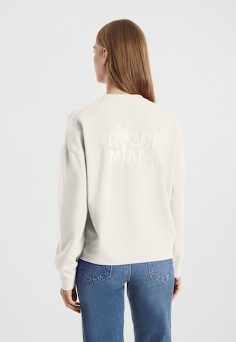 Frieda & Freddies NY Sweatshirt in Beige: front
