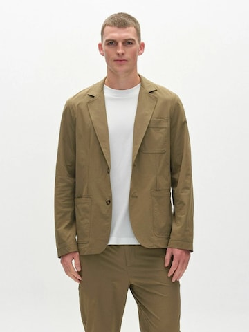 Coupe regular Veste de costume 'Plaza' GABBA en vert : devant