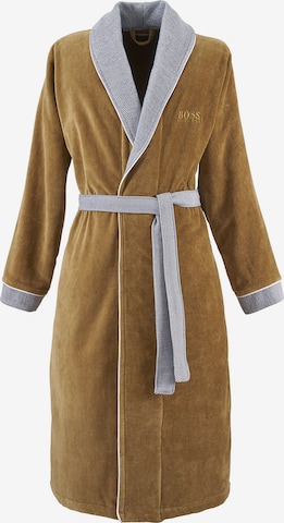 BOSS Home Dressing Gown 'LORD' in Brown: front