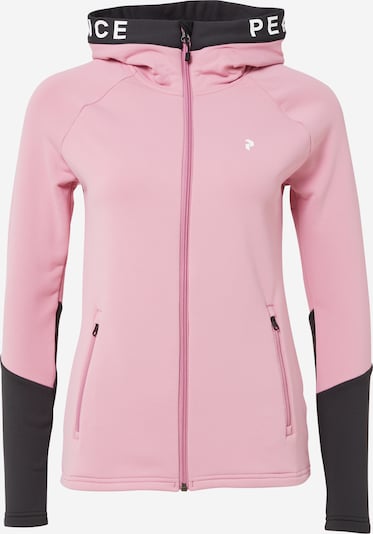 PEAK PERFORMANCE Veste en polaire fonctionnelle en rose / noir, Vue avec produit
