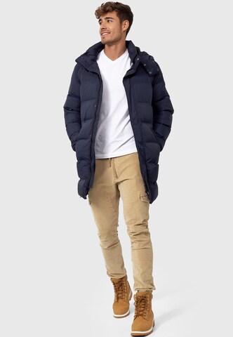 INDICODE JEANS Winterparka ' Leugene ' in Blauw