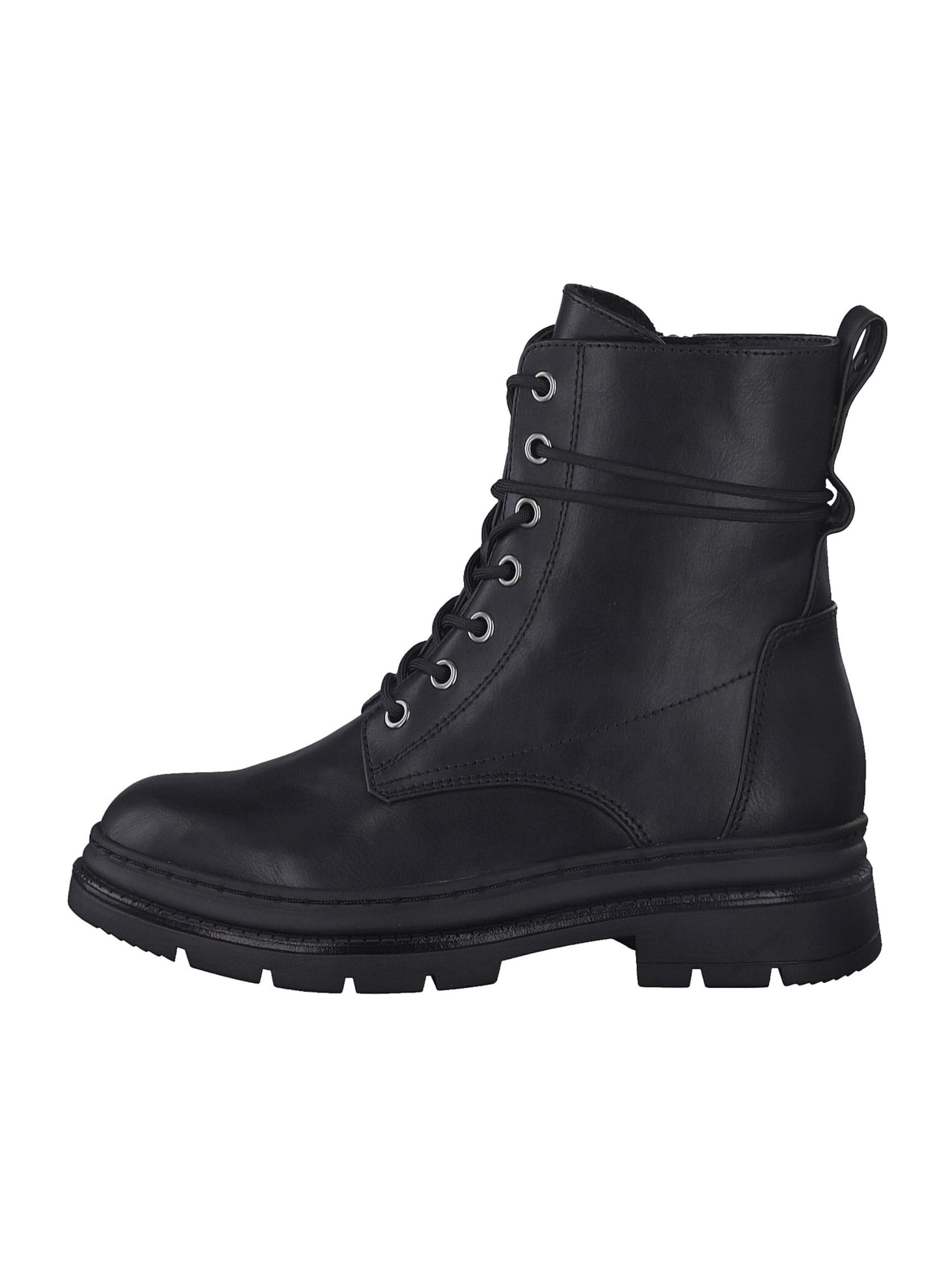 Ladies black leather shop lace up ankle boots