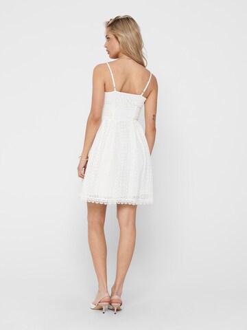 Robe 'Helena' ONLY en blanc