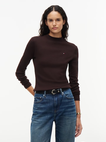 TOMMY HILFIGER Majica 'Cody' | rjava barva: sprednja stran