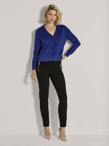 MADELEINE Gebreid vest in Blauw