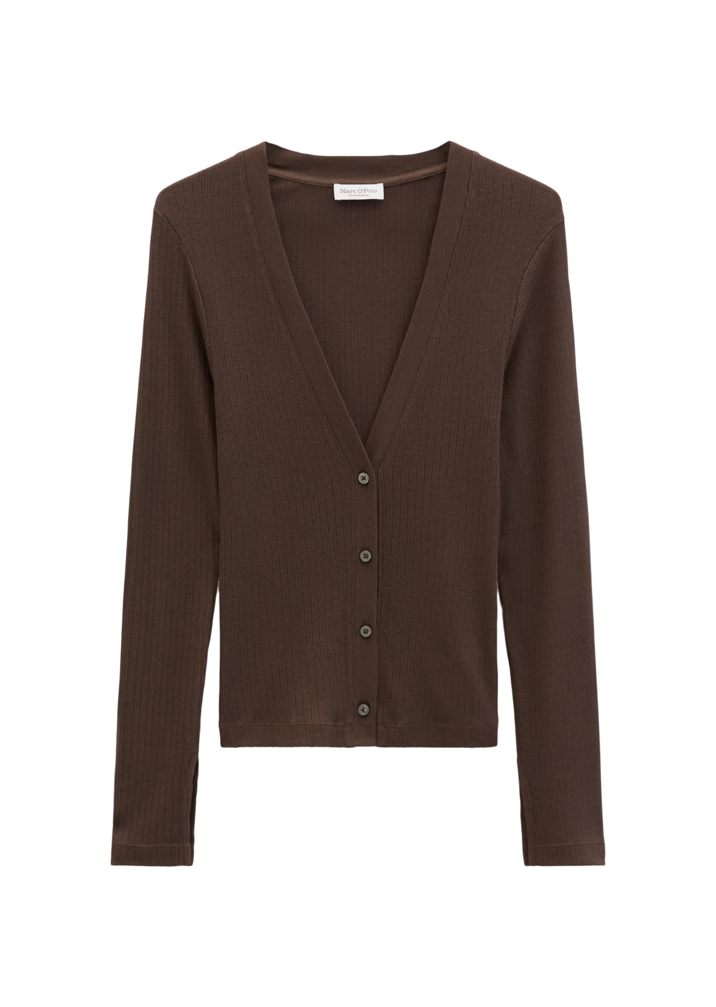T-shirt Marc O'Polo en marron : devant