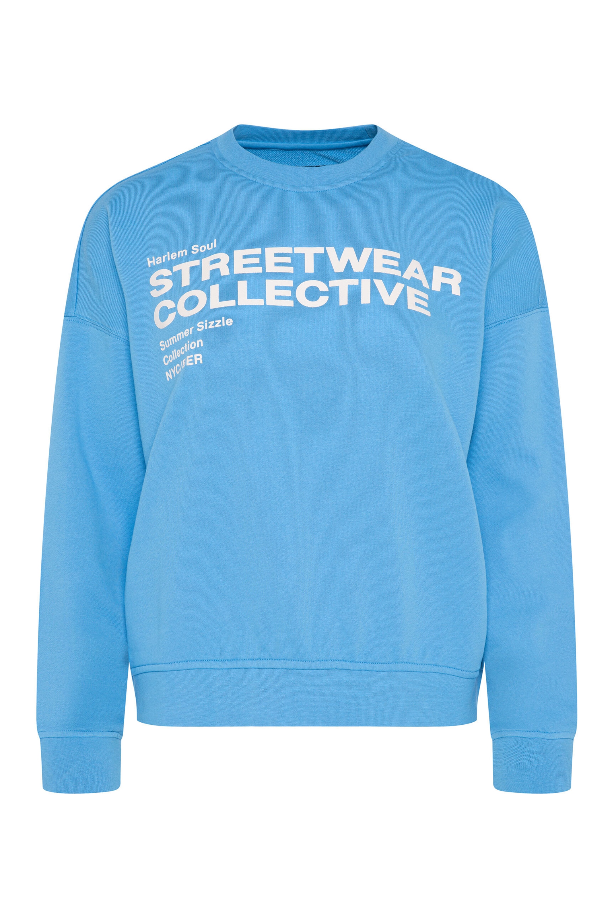 Harlem Soul LU-NA Sweatshirt Printed in Blau: Vorderseite