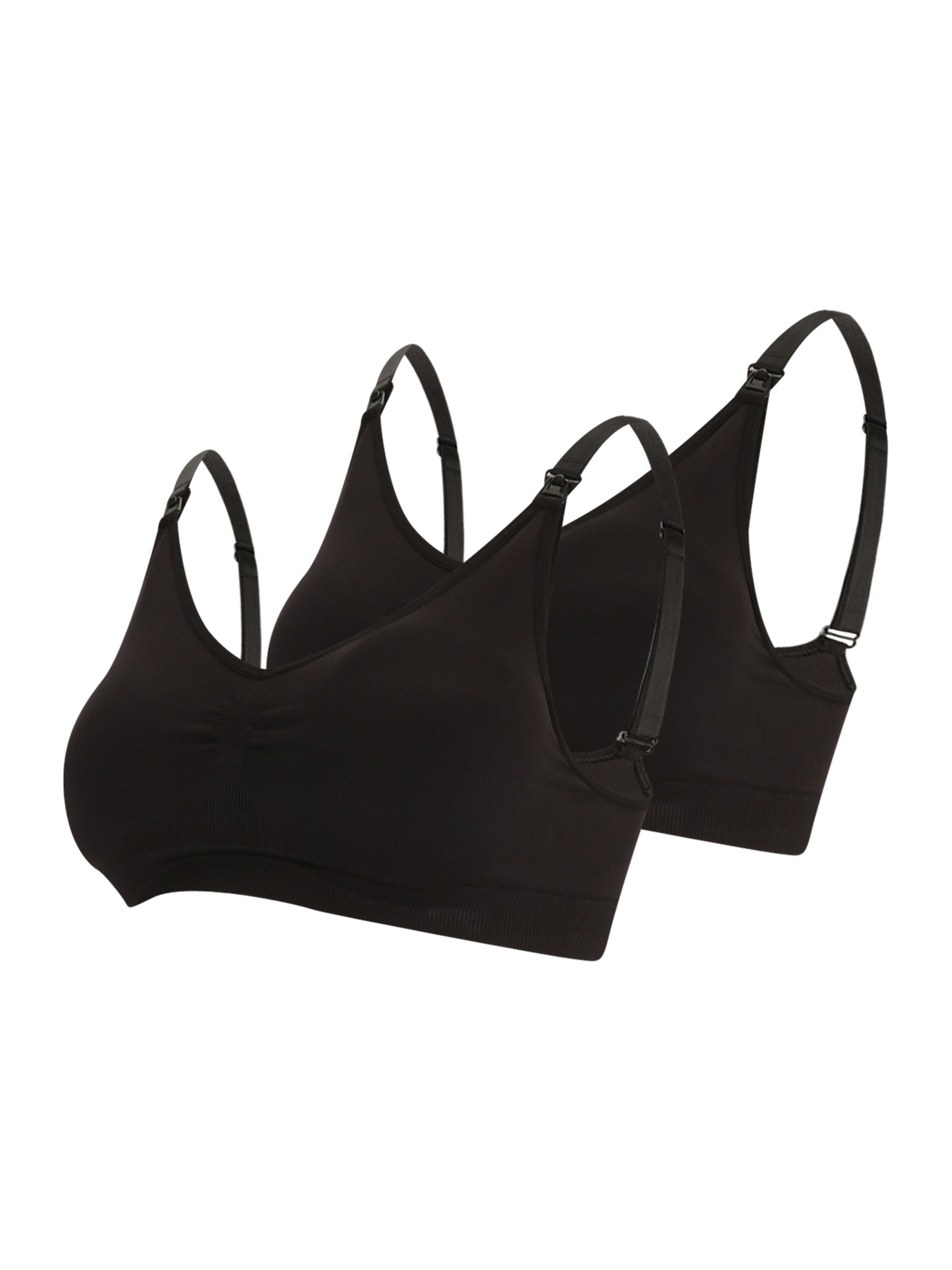 MAMALICIOUS - Soutien de amamentação 'Lilja' em preto: frente
