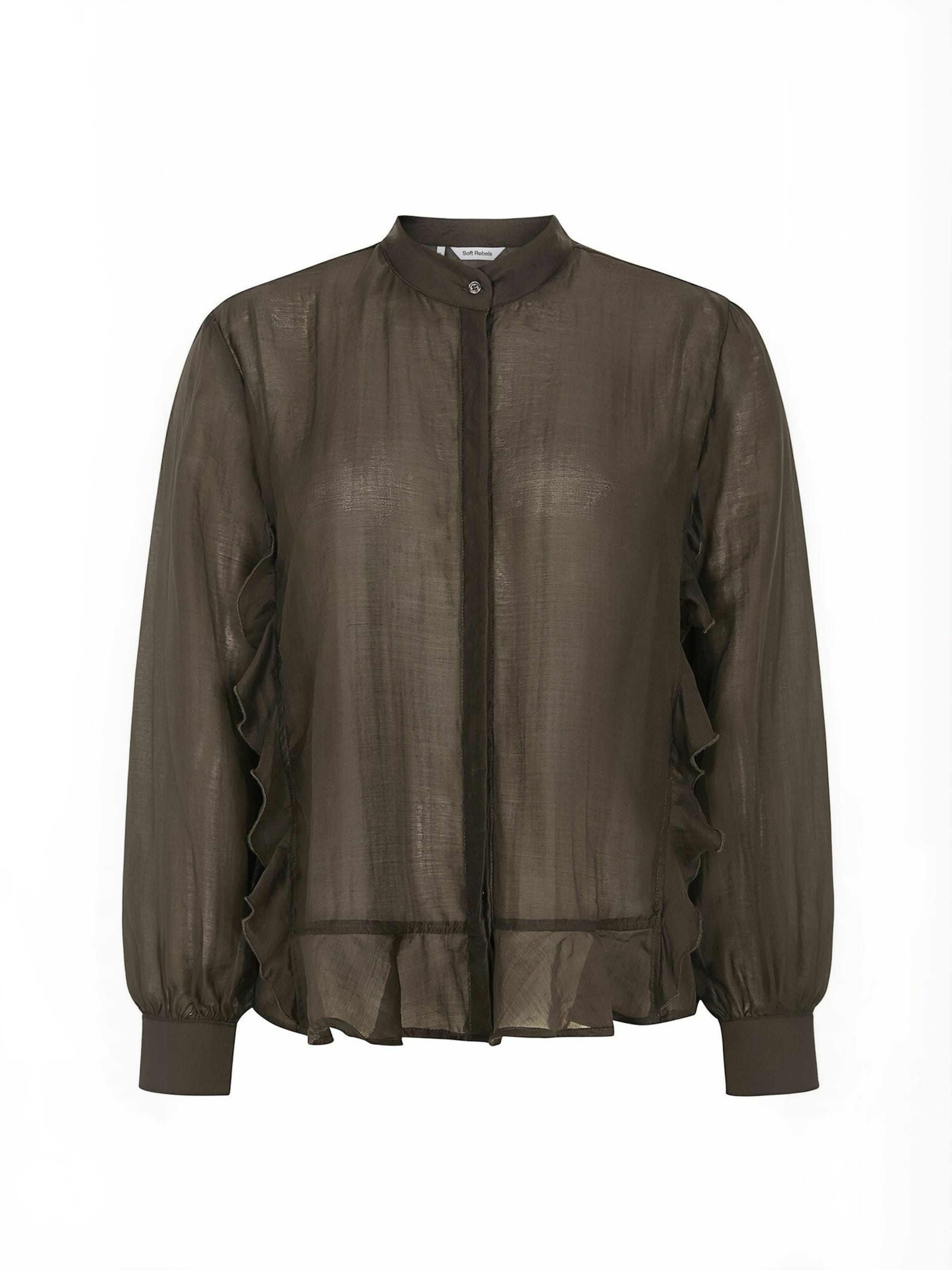 Soft Rebels Shirts ' SRRachel ' i brun: forside