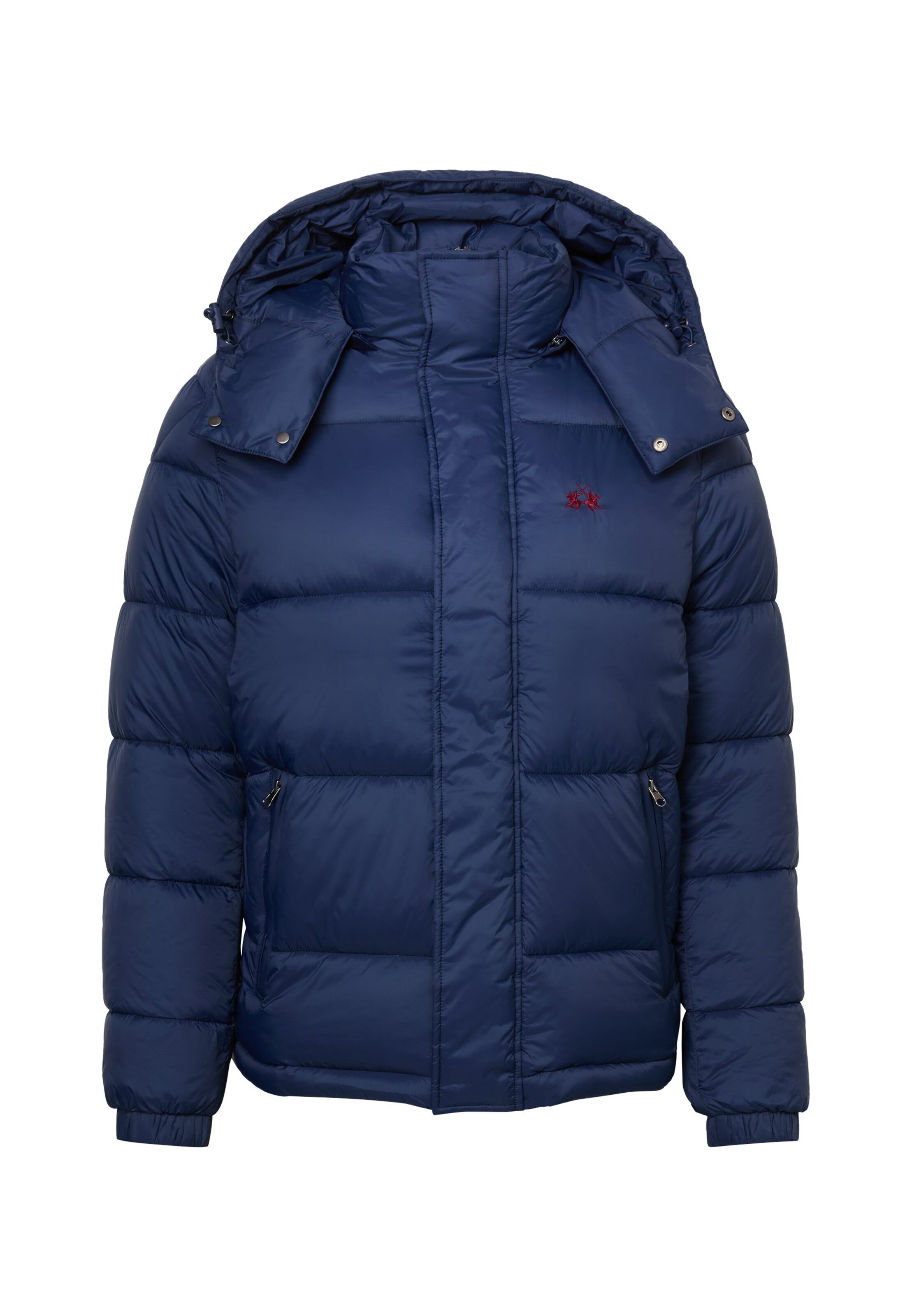 La Martina Winter Jacket in Blue: front