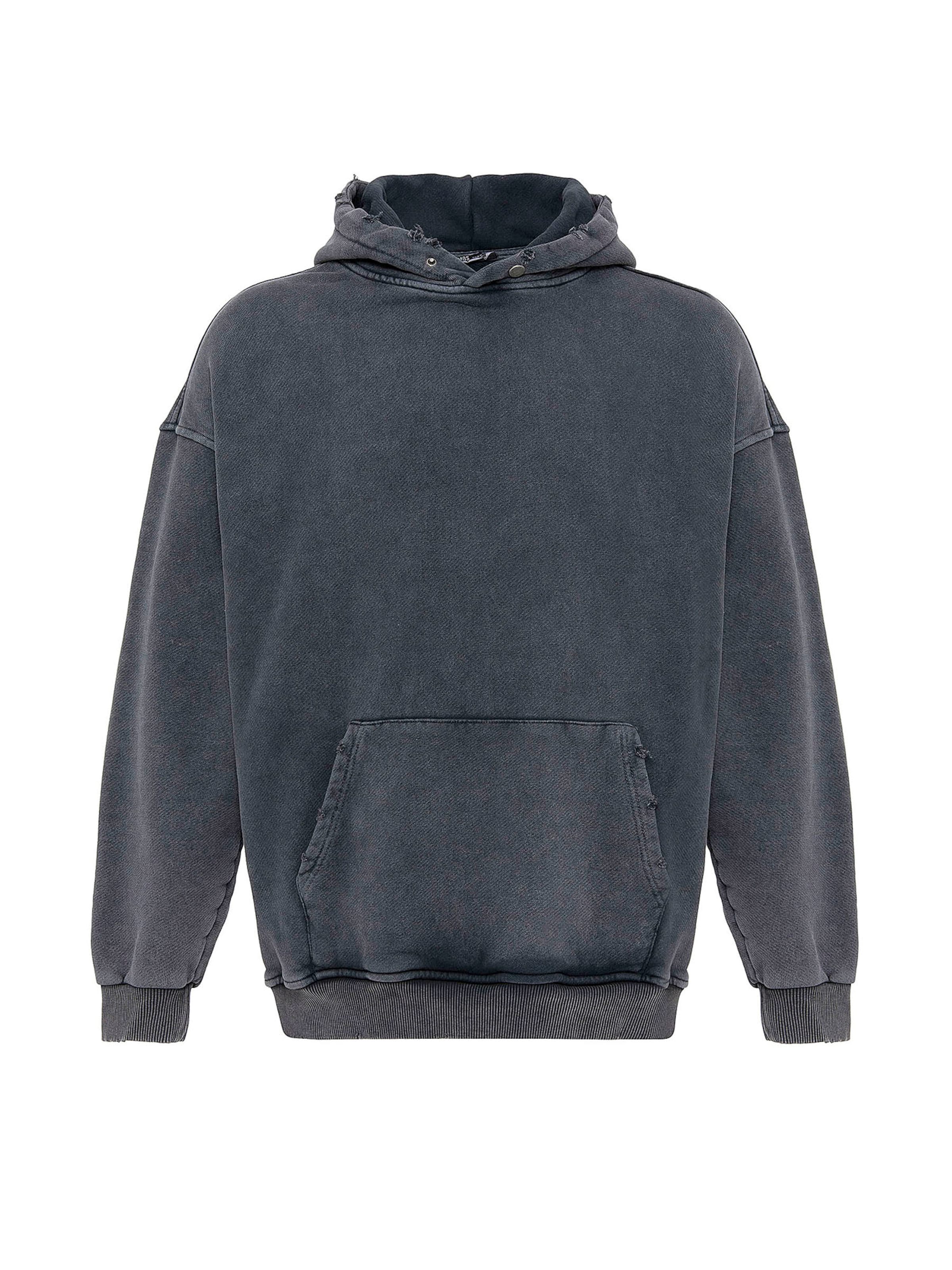 Bluză de molton de la VAMOS CLO pe negru: față