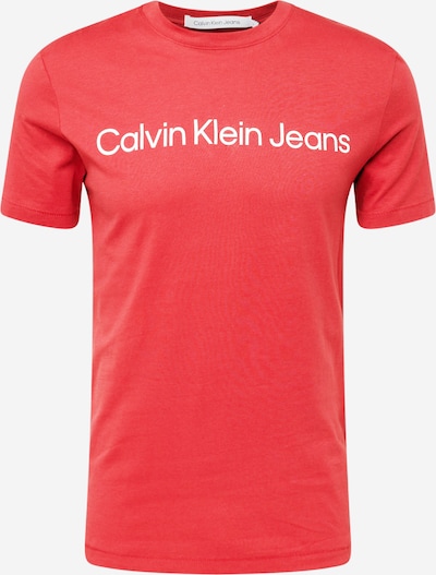 Calvin Klein Jeans Shirt in Red / White, Item view