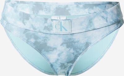 Calvin Klein Swimwear Bikini apakšdaļa, krāsa - pasteļzils / debeszils / degvielas krāsas, Preces skats