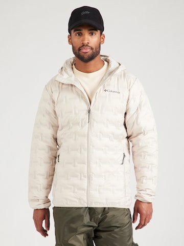 Giacca per outdoor 'Delta Ridge II' di COLUMBIA in beige: frontale