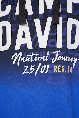 CAMP DAVID Sweatshirt in Blauw