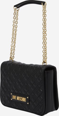 Love Moschino Schultertasche in Schwarz: predná strana