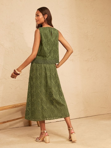 Gonna di love & roses in verde