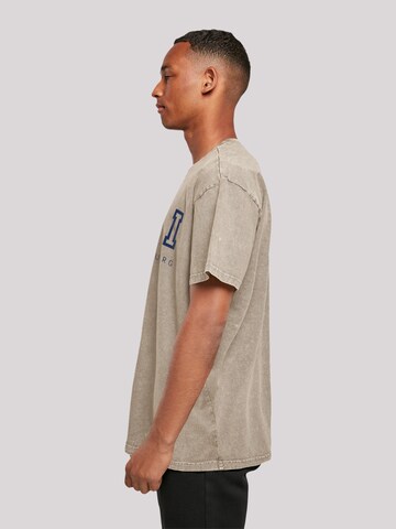 F4NT4STIC Shirt 'Ahoi Knut & Jan Hamburg' in Beige