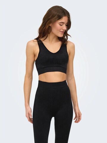 ONLY PLAY Bustier Sport-BH 'ONPedda' in Schwarz